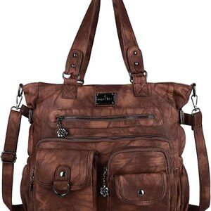 Purses and Handbag for Women Soft PU Leather Shoulder Handbag Women Tote Satchel